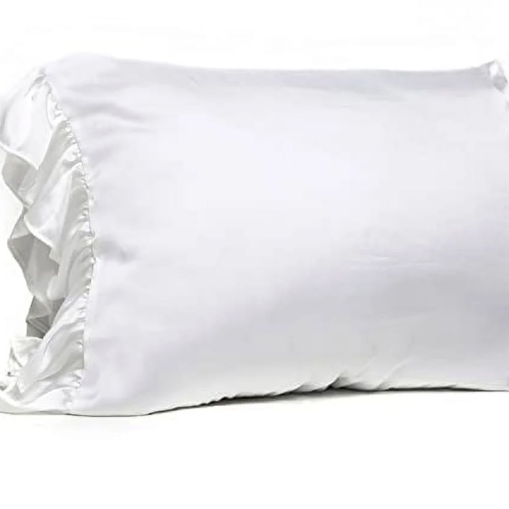Bella IL Fire Goodnight Gorgeous Ruffled Standard Silky Pillowcase